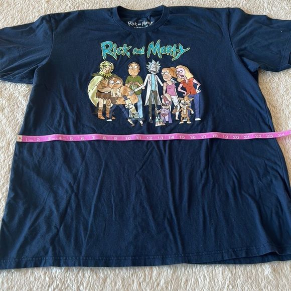 Rick and Morty blue t shirt size 2X - Picture 10 of 16